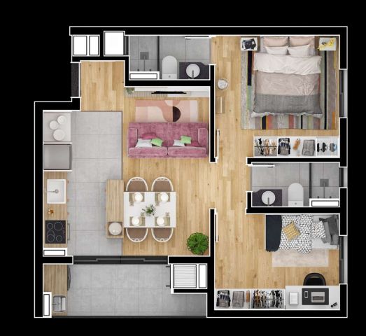 Apartamento à venda com 2 quartos, 54m² - Foto 54