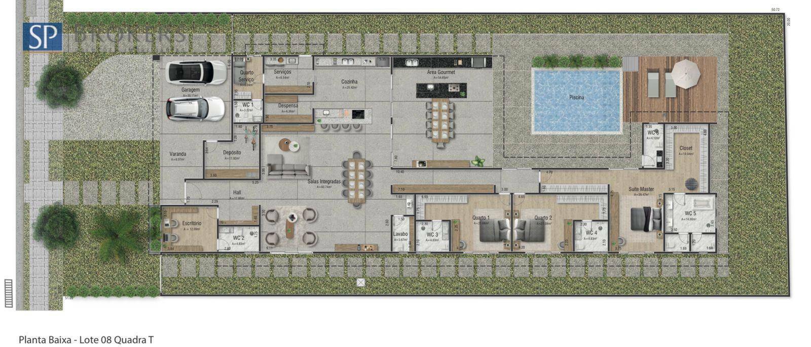 Casa de Condomínio à venda com 4 quartos, 440m² - Foto 4