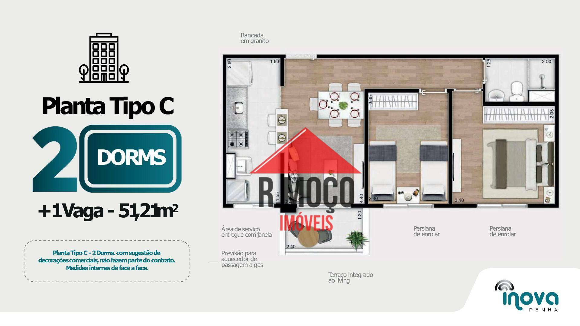 Apartamento à venda com 2 quartos, 49m² - Foto 10