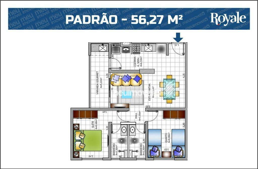 Apartamento Lançamentos com 2 quartos, 56m² - Foto 23