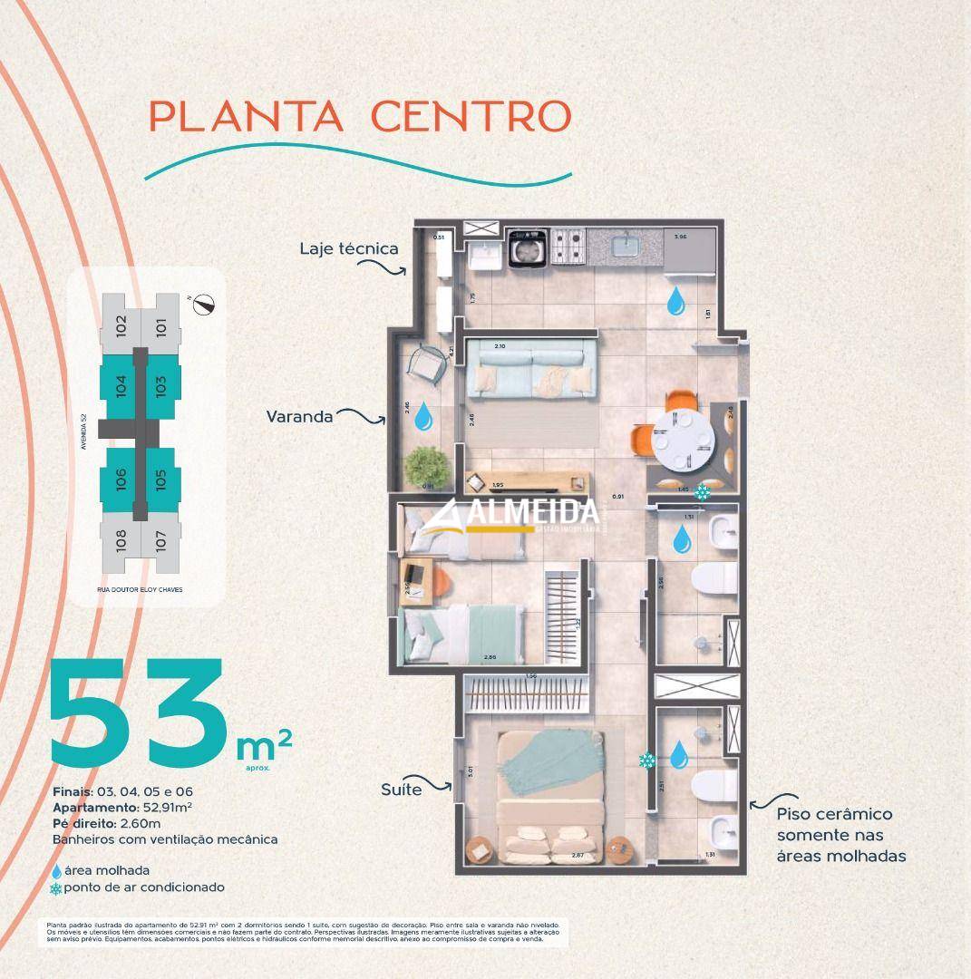 Apartamento, 58 m² - Foto 7