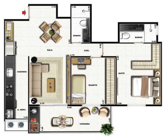 Apartamento à venda com 3 quartos, 82m² - Foto 24