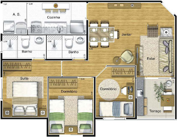 Apartamento à venda com 3 quartos, 150m² - Foto 15