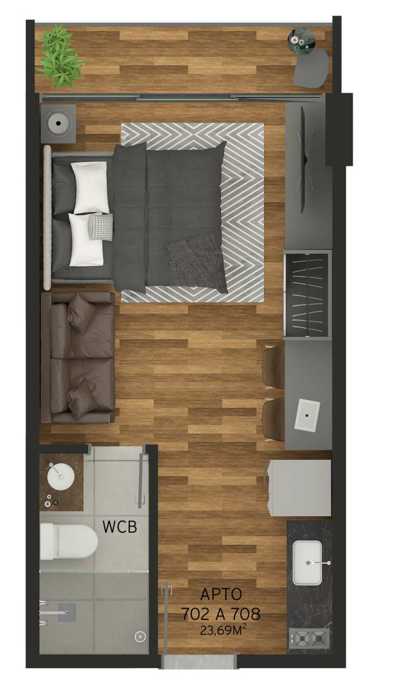 Apartamento à venda com 1 quarto, 23m² - Foto 31