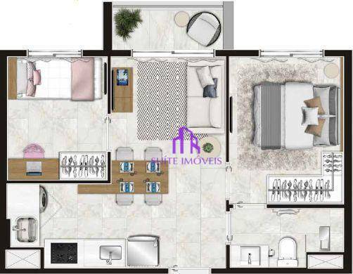 Apartamento à venda com 2 quartos, 34m² - Foto 21