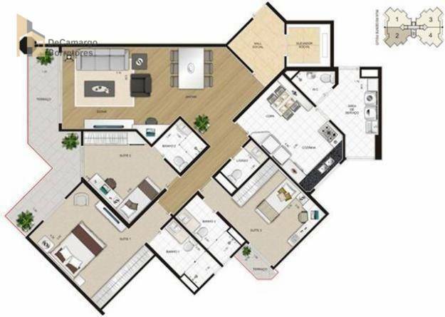 Apartamento à venda com 3 quartos, 133m² - Foto 46