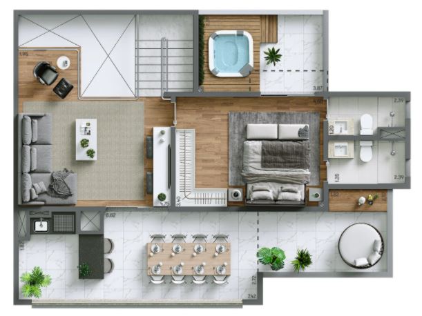 Apartamento à venda com 3 quartos, 187m² - Foto 13