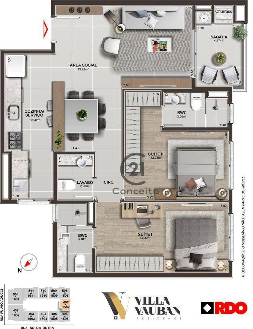 Apartamento à venda com 2 quartos, 84m² - Foto 25