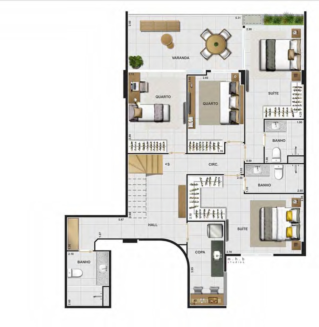 Apartamento à venda com 3 quartos, 9568m² - Foto 19