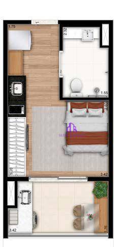 Kitnet e Studio à venda com 1 quarto, 26m² - Foto 24