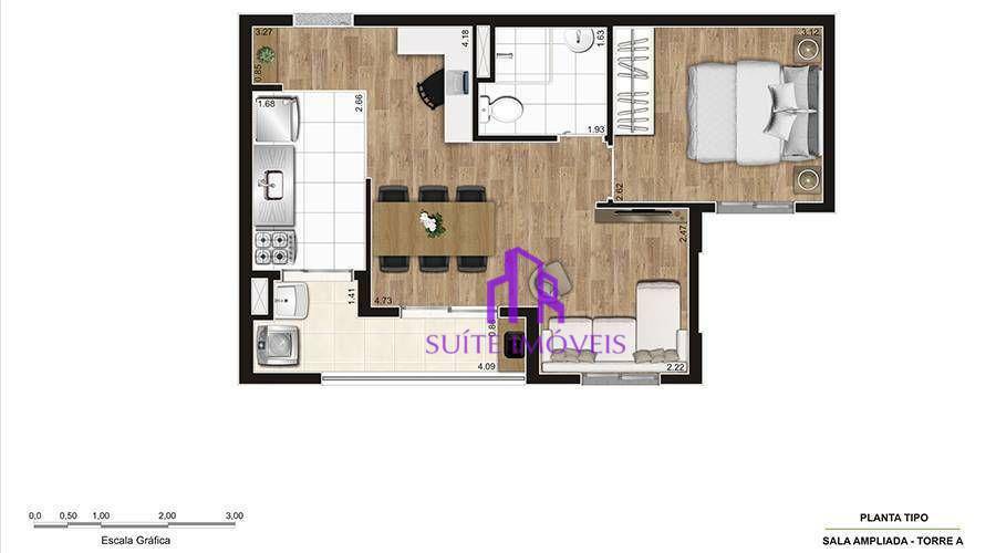 Apartamento à venda com 2 quartos, 41m² - Foto 18