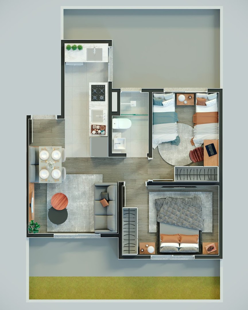 Apartamento à venda com 2 quartos, 40m² - Foto 15