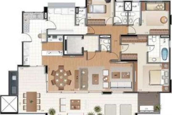 Apartamento à venda com 3 quartos, 170m² - Foto 6