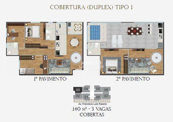 Apartamento à venda com 3 quartos, 70m² - Foto 41