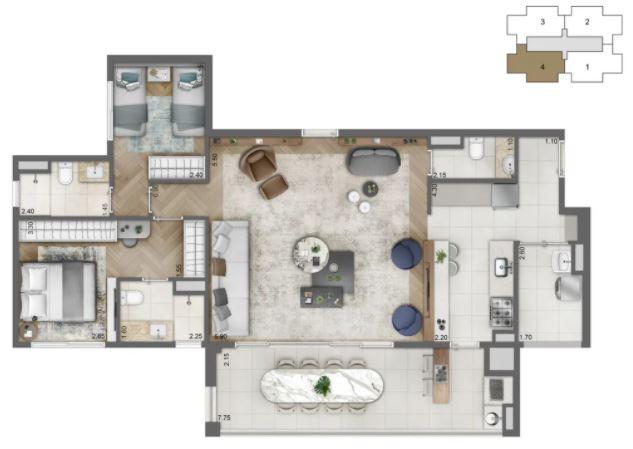 Apartamento à venda com 3 quartos, 113m² - Foto 23