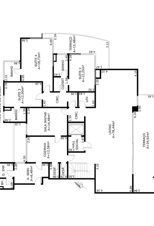 Apartamento à venda com 3 quartos, 262m² - Foto 16