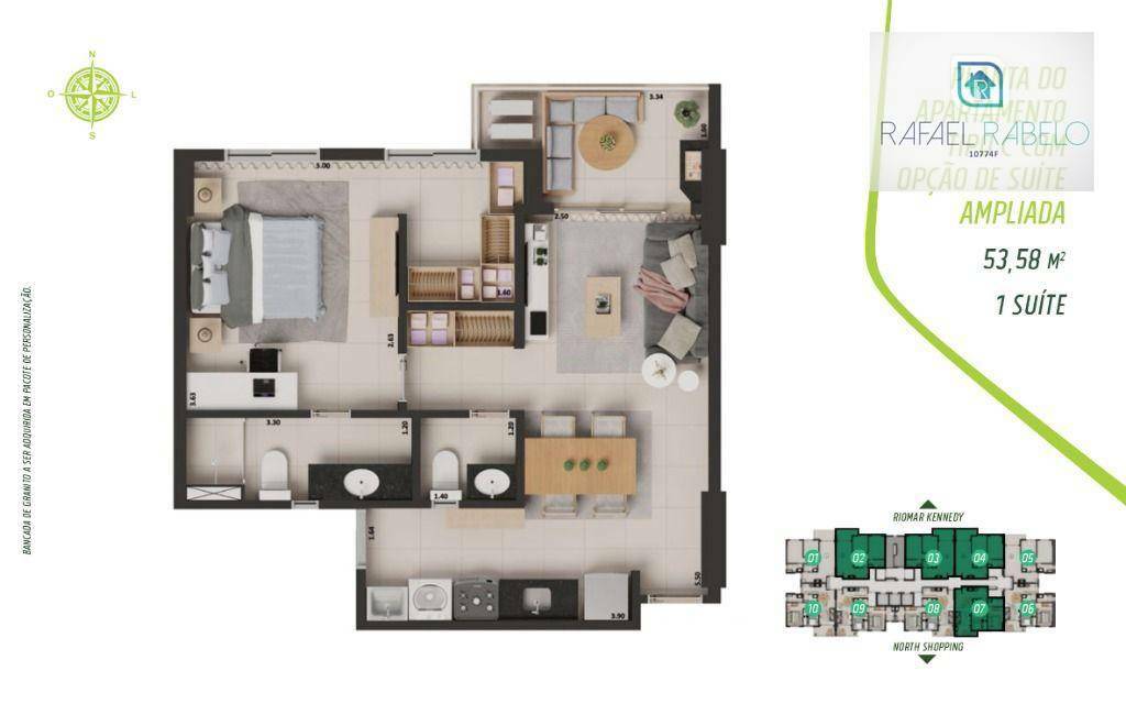 Apartamento à venda com 2 quartos, 53m² - Foto 55