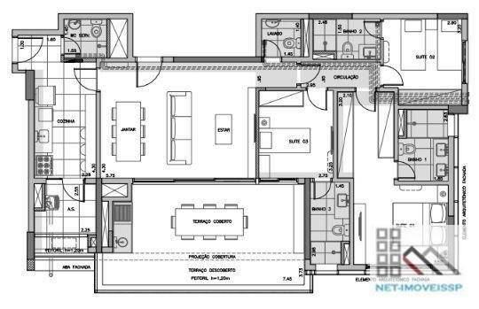 Apartamento à venda com 3 quartos, 145m² - Foto 44