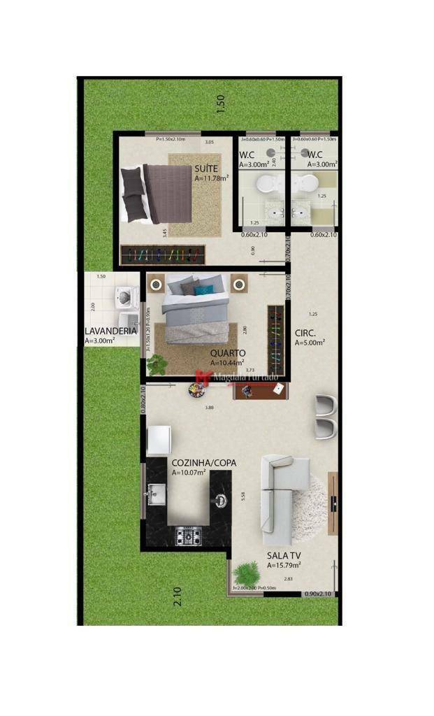 Casa à venda com 2 quartos, 71m² - Foto 30