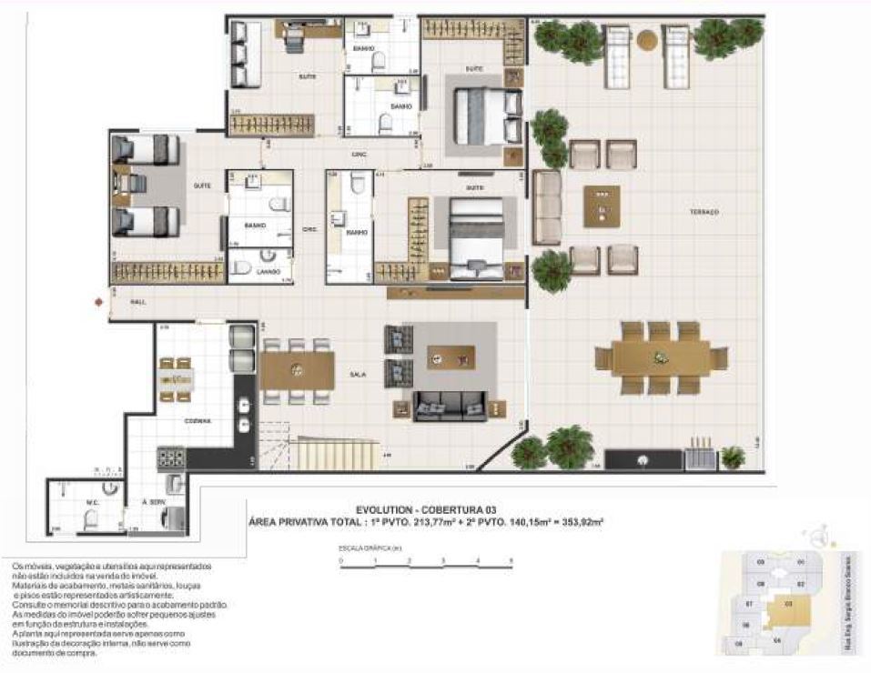 Apartamento à venda com 3 quartos, 9664m² - Foto 26