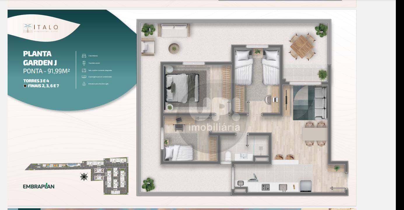 Apartamento à venda com 2 quartos, 49m² - Foto 3