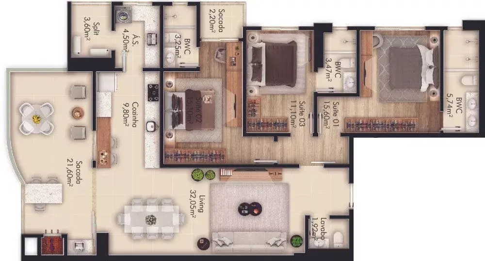 Apartamento à venda com 3 quartos, 151m² - Foto 18