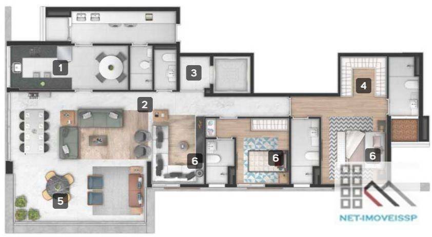 Apartamento à venda com 3 quartos, 157m² - Foto 36