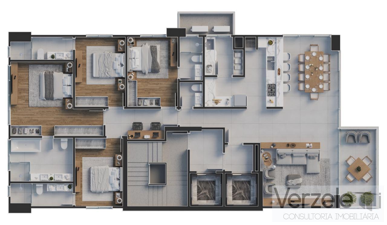 Apartamento à venda com 4 quartos, 180m² - Foto 23