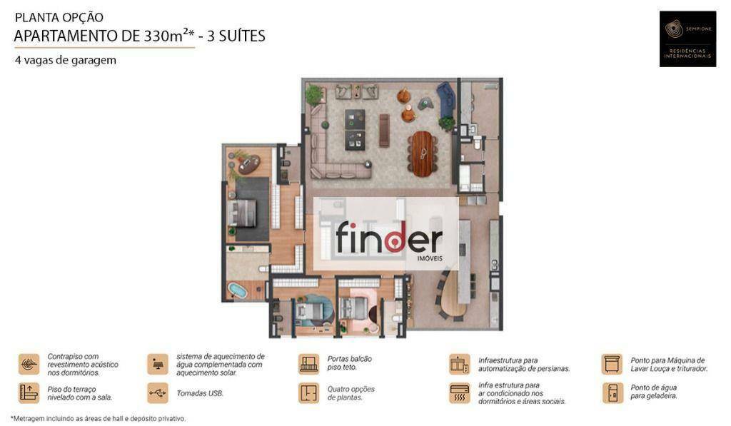 Apartamento à venda com 4 quartos, 330m² - Foto 24