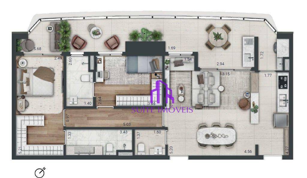 Apartamento à venda com 3 quartos, 106m² - Foto 38