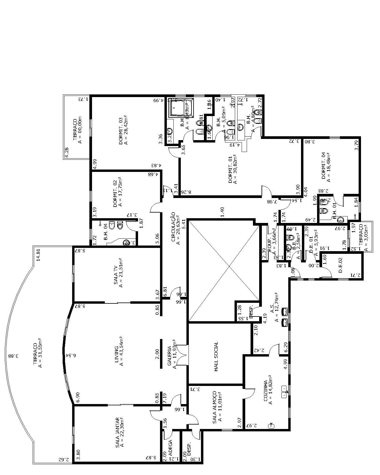 Apartamento à venda com 4 quartos, 433m² - Foto 5