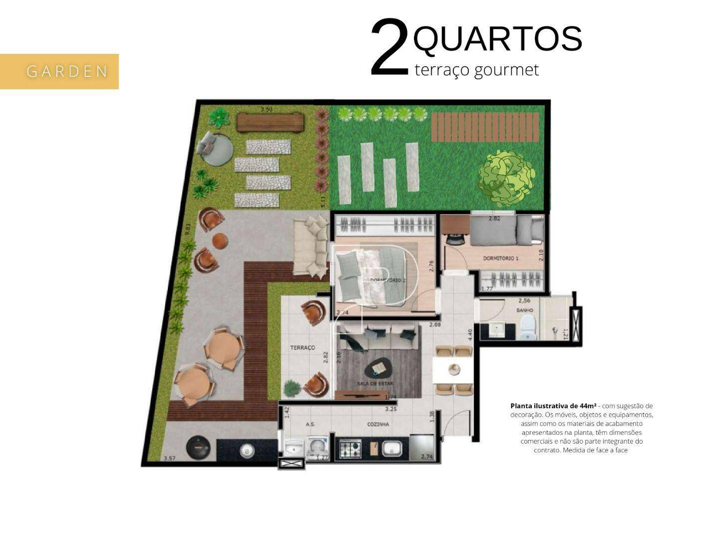 Apartamento à venda com 2 quartos, 45m² - Foto 32