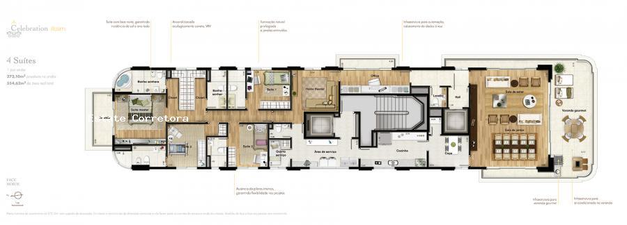 Apartamento para alugar com 4 quartos, 275m² - Foto 30