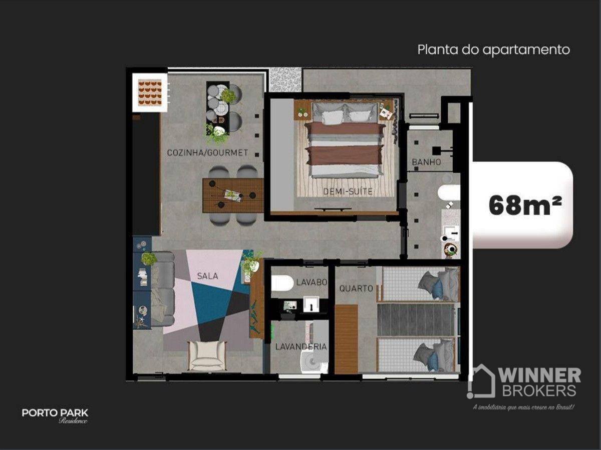 Apartamento à venda com 2 quartos, 68m² - Foto 12