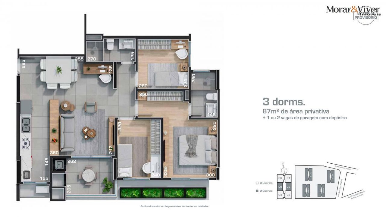 Apartamento à venda com 3 quartos, 87m² - Foto 12