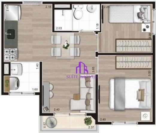 Apartamento à venda com 2 quartos, 37m² - Foto 25