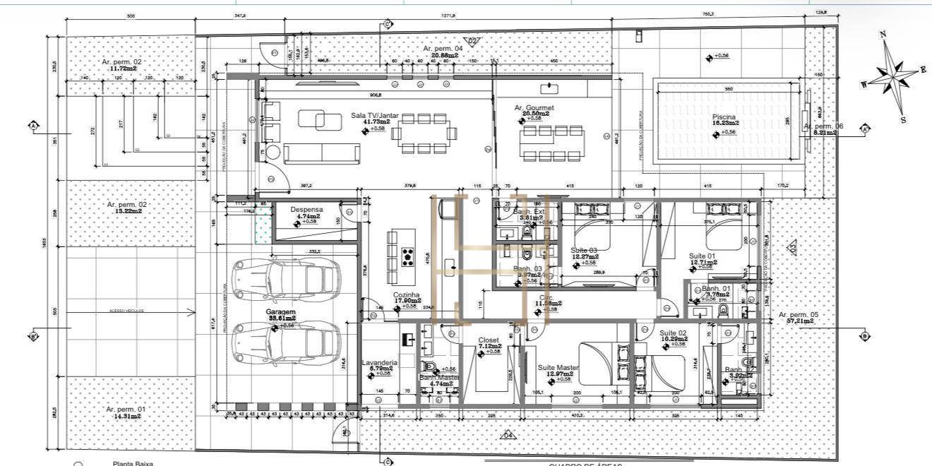 Casa de Condomínio, 4 quartos - Foto 2