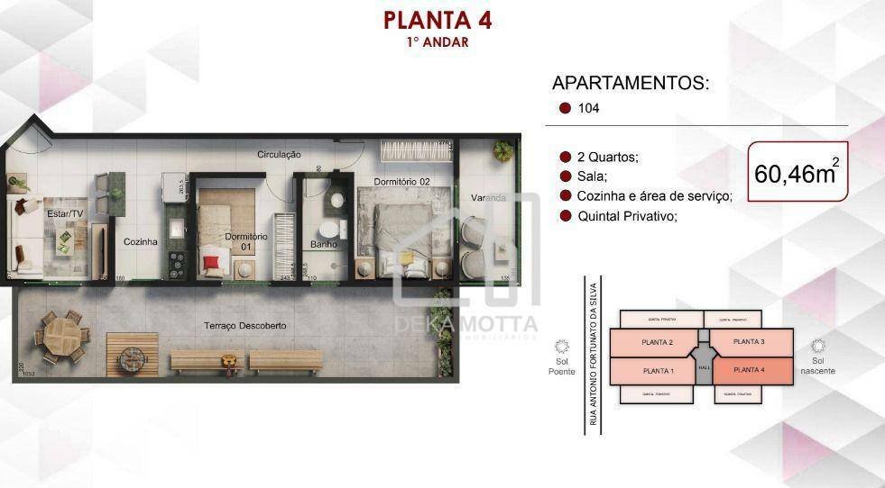 Apartamento à venda com 2 quartos, 47m² - Foto 5