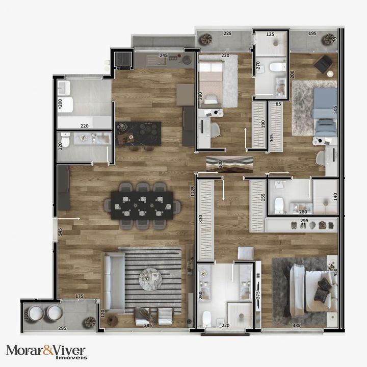 Apartamento à venda com 3 quartos, 143m² - Foto 41