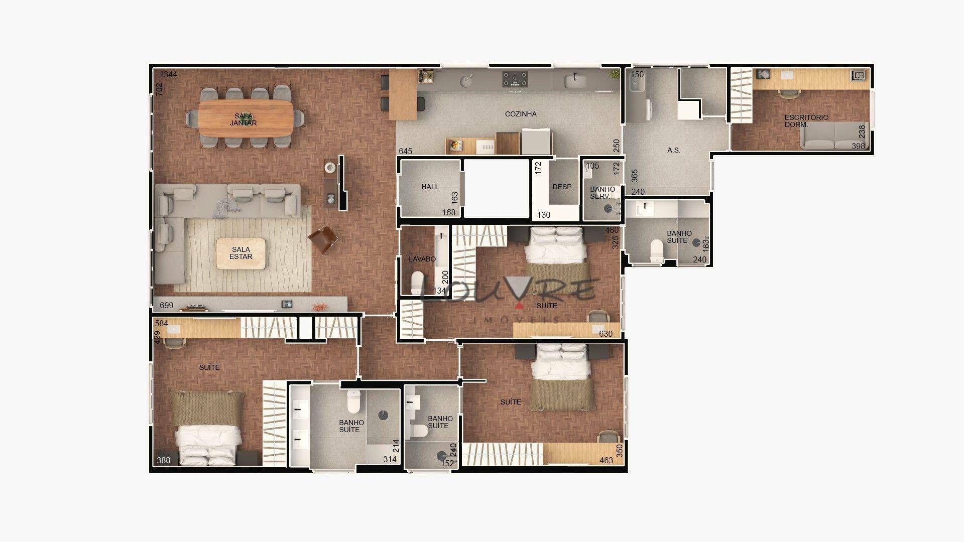 Apartamento à venda com 3 quartos, 212m² - Foto 27