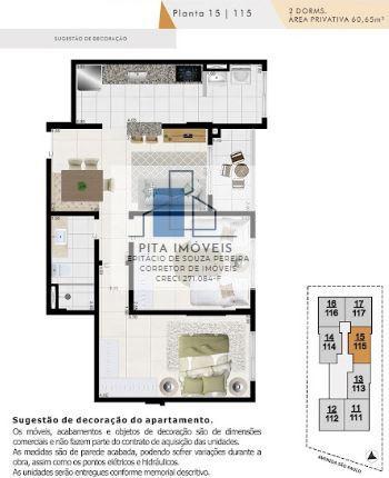 Apartamento à venda com 2 quartos, 60m² - Foto 7