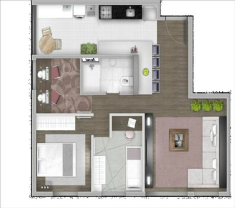 Apartamento à venda com 2 quartos, 73m² - Foto 3