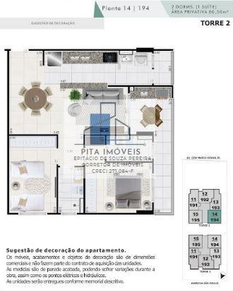 Apartamento à venda com 2 quartos, 80m² - Foto 30