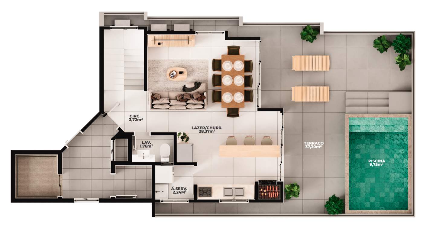 Apartamento, 3 quartos, 280 m² - Foto 11