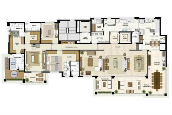 Apartamento à venda com 4 quartos, 298m² - Foto 9