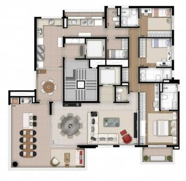 Apartamento à venda com 4 quartos, 202m² - Foto 9