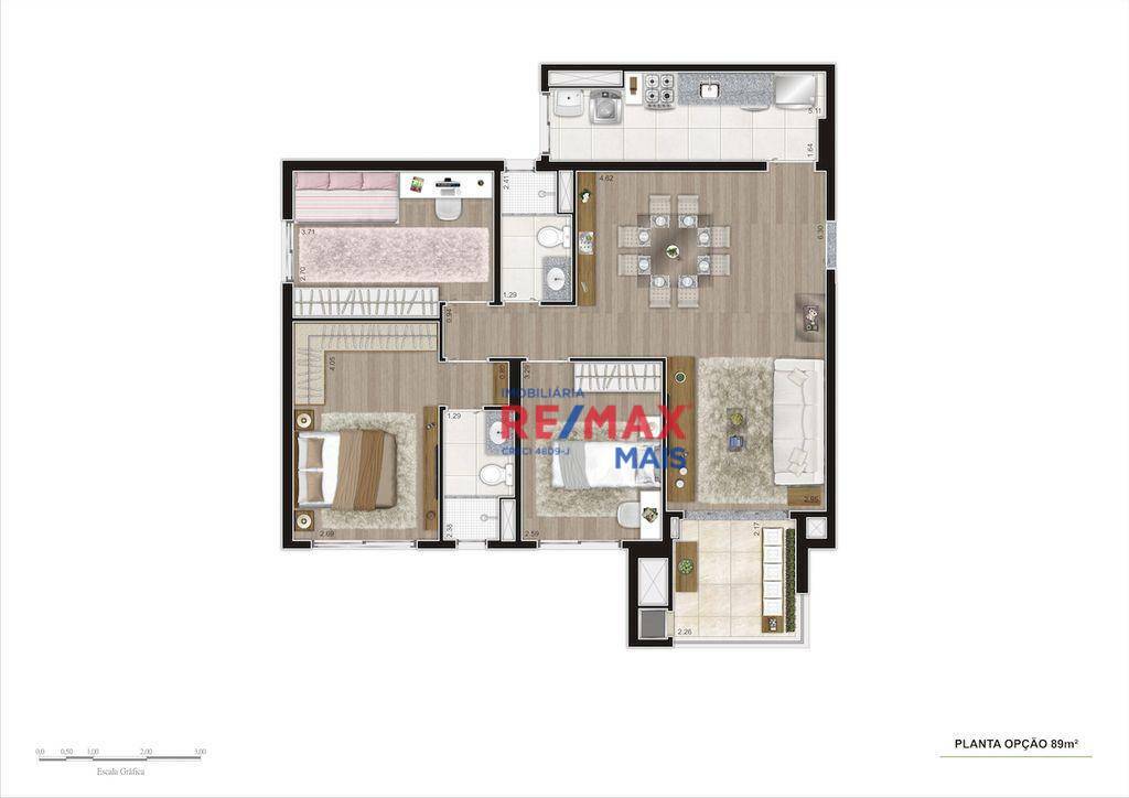 Apartamento à venda com 2 quartos, 69m² - Foto 60