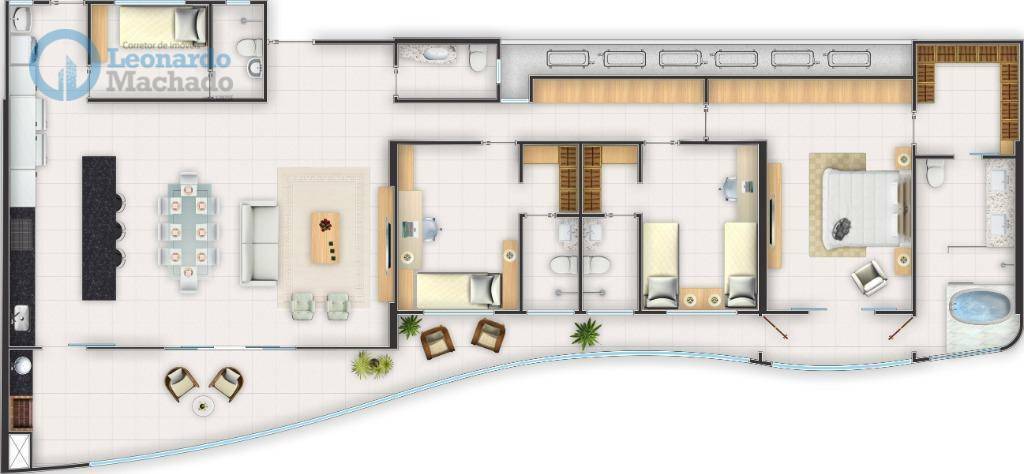 Apartamento, 4 quartos, 164 m² - Foto 3