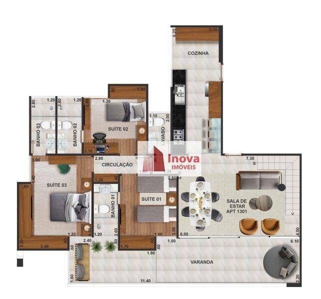 Cobertura à venda com 4 quartos, 272m² - Foto 10