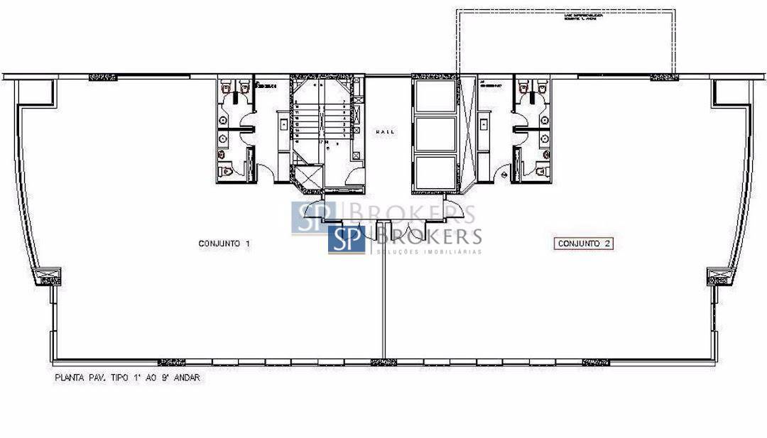 Conjunto Comercial-Sala para alugar, 200m² - Foto 13